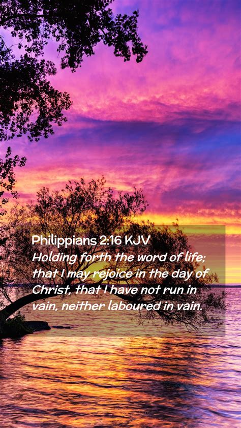 philippians 2:16 kjv